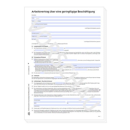 Formular Für Arbeitsvertrag Avery Zweckform