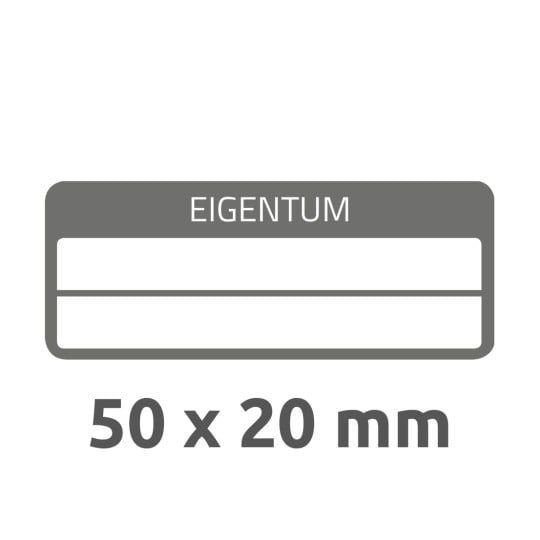 6923 4004182069233 Eigentums-Etikett Schachbrett schwarz 2 Felder 2 part