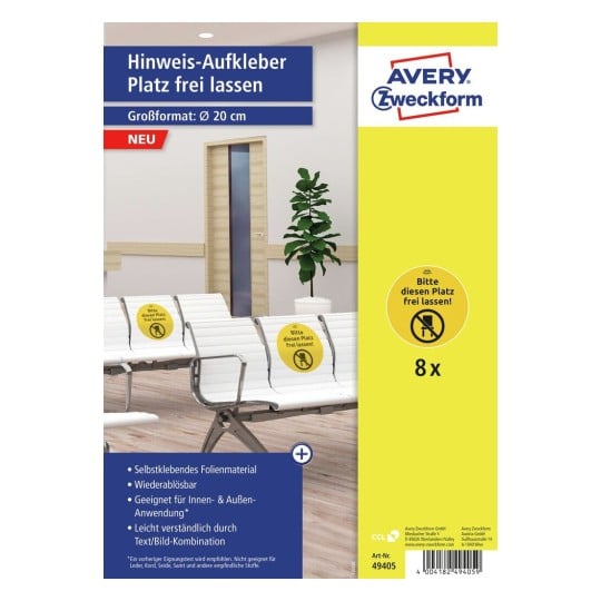 Warnschilder "Platz frei lassen" 49405