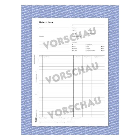 Quittung Als Muster Zum Download Avery Zweckform Avery Zweckform
