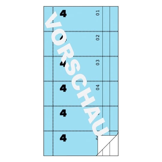 Bonbuch 834 105 x 198 mm