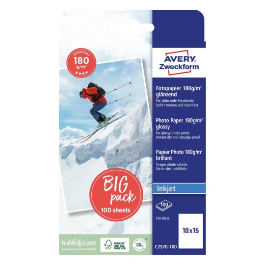 Fotopapier Fur Inkjetdrucker Avery Zweckform