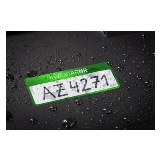 6908 4004182069080 Etikett Inventar Inventar-Etikett Polyester gruen 1 Feld 1 part