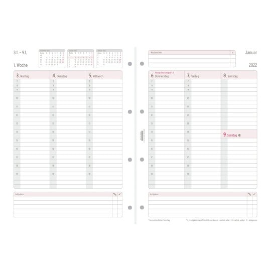 Chronoplan Wochenplan A4 50702 210 x 297 mm