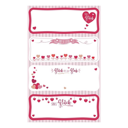 Haushalts Etiketten Herz 59953 Avery Zweckform