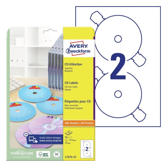 Vorlage für den CD Label Maker