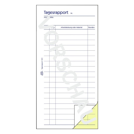 Tagesrapport 1301 Avery Zweckform