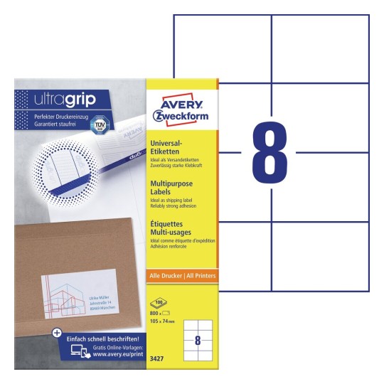 Etiketten Klebeetiketten Bögen weiß DIN A4 selbstklebend 210 mm x 297 mm