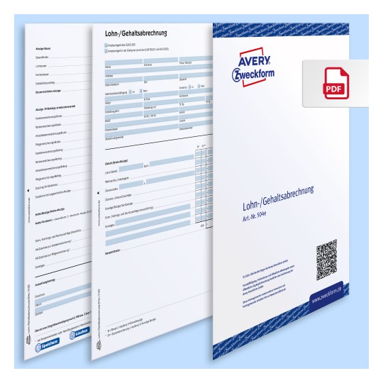 Lohn-/Gehaltsabrechnung PDF Vorschau