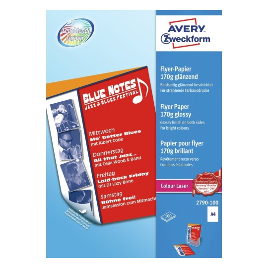 Flyer Papier 2790 100 Avery Zweckform