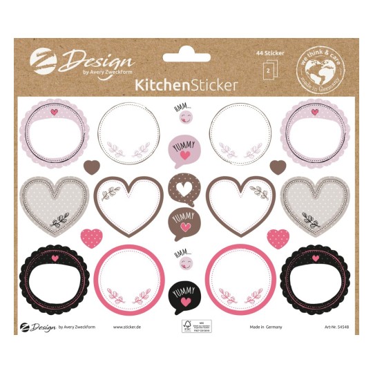 Kuchen Sticker Beschriftungsetiketten 54548 Avery Zweckform