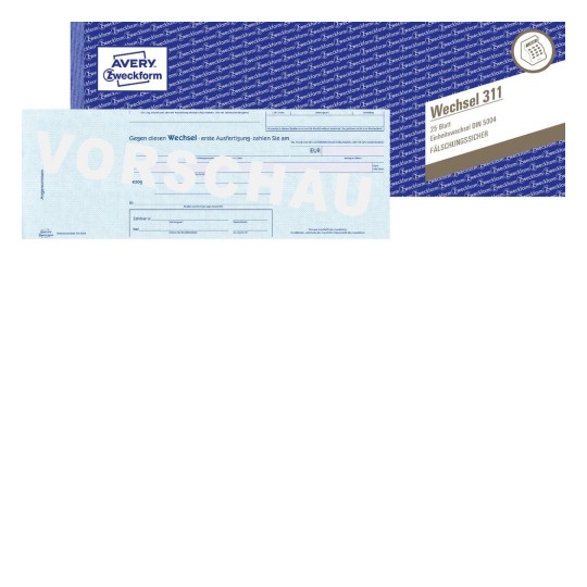 Wechsel | 311 | Avery Zweckform