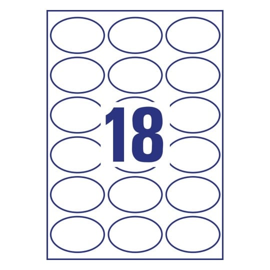 Hochglanz-Etiketten C6079-10 63,5 x 42,3 mm