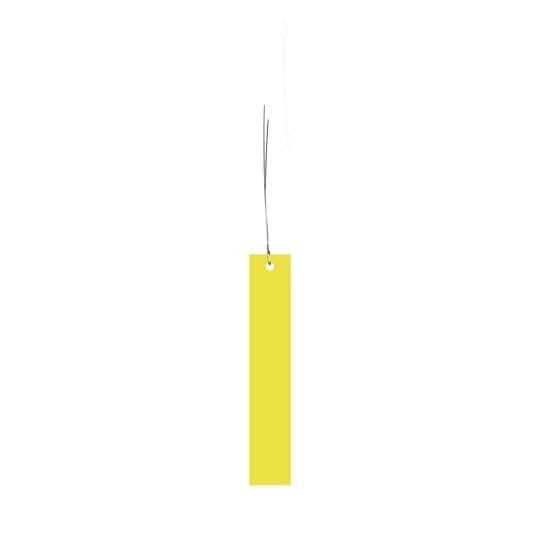 Hänge-Etiketten mit verzinktem Draht, Folie 350µ, zur Handbeschriftung T9202 100 x 18 mm