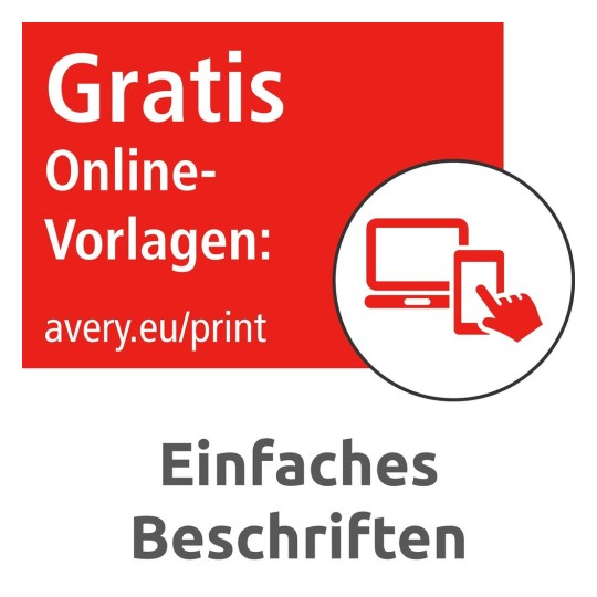 Naturbraune Etiketten L7106 25 Avery Zweckform