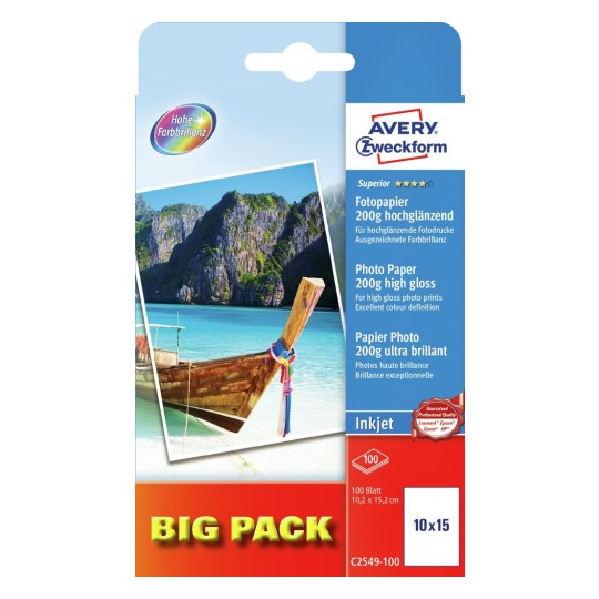 Fotopapier Fur Inkjetdrucker Avery Zweckform