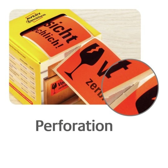 7210 4004182172100 Warnetiketten Perforation neonrot part