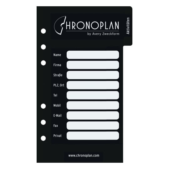 Chronoplan Register 50334 105 x 172 mm