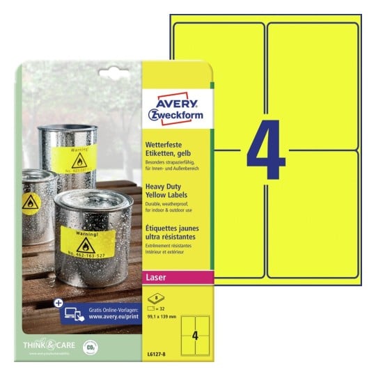 Wetterfeste Etiketten L6127-8