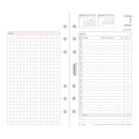 Chronoplan Jahres-Set 50532 96 x 172 mm