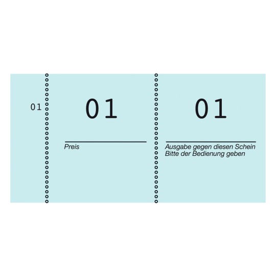 Nummernblock 869-10-4 105 x 53 mm