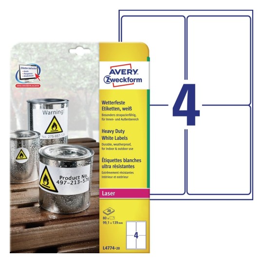 Selbstklebende Etiketten Klebeetiketten Kaufen Avery Zweckform