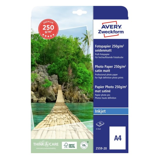 Fotopapier Fur Inkjetdrucker Avery Zweckform