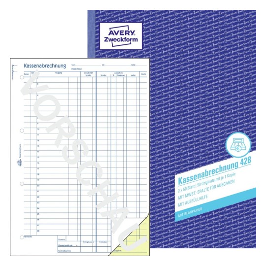 Kassenbuch - günstig kaufen | Avery Zweckform