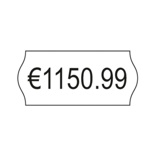 Avery Zweckform Auszeichnungsetikett 26 X 12 Mm Weiß Ablösbar 10