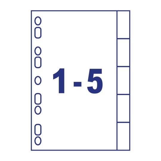Etiketten-Register 01810061 225 x 297 mm