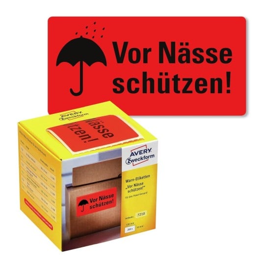 Warn-Etiketten 7210 Inhalt: 200 Etiketten / 1 Rolle
