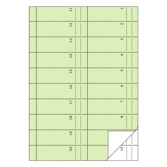 Bonbuch 845 210 x 297 mm