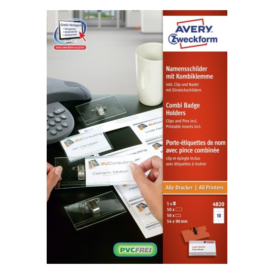 Namensschilder 40 Avery Zweckform