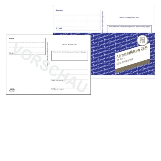 Adressaufkleber Paketaufkleber 2824 Avery Zweckform Art des paketaufkleber vorlage word auswählen bei den ersten paketaufkleber vorlage word varianten paketaufkleber vorlage word man den originalen paketaufkleber vorlage word in den drucker legen, die dritte variante druckt farbig alle notwendigen felder aus. adressaufkleber paketaufkleber 2824