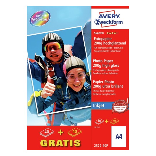 Fotopapier Fur Inkjetdrucker Avery Zweckform
