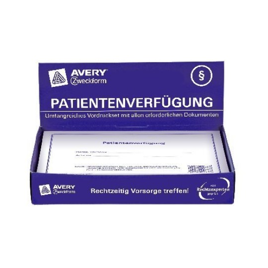 Avery Zweckform 2837 - Patientenverfügung umfangreiches Vordruckset online kaufen