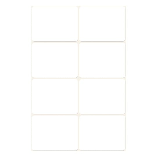 Abbildung Einzelbogen, Artikel: 3078, Vielzweck-Etiketten, Format: 38 x 29 mm, 8 Etiketten/Bogen
