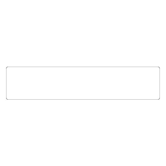 Stanzzeichnung Einzelbogen A4, Artikel: 3443, Frankier-Etiketten, Format: 210 x 45 mm, 500 Etiketten/Bogen
