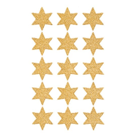Abbildung Einzelbogen, Artikel: 4112, Weihnachtssticker, Format: 85 x 160 mm, 15 Sticker/Bogen