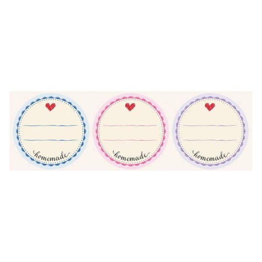 Abbildung Einzelbogen, Artikel: 4380, Rollen-Etiketten, Format: ⌀ 38 mm, 600 Etiketten/Rolle
