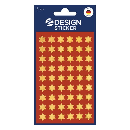 Packungsabbildung: Z-Design, Artikel: 52802, Weihnachtssticker, 85 x 160 mm, Kleinpackung, 108 Sticker / 2 Bögen
