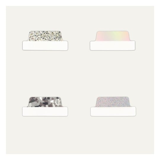 Produktabbildung der verschiedenen Designs, Artikel: 74179, Haftstreifen, Format: 63,5 x 25,4 mm