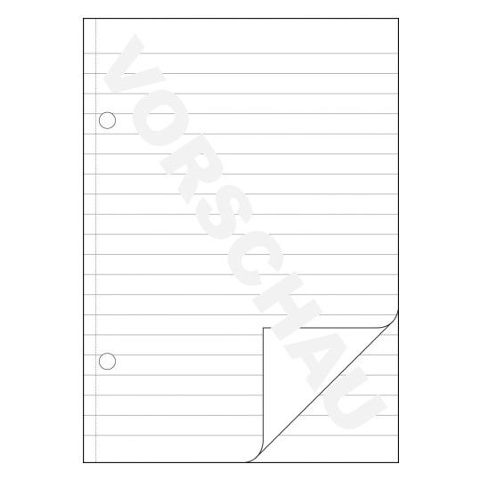 Formularabbildung: Avery Zweckform, Artikel: 905, Durchschreibbuch, 210 x 297 mm, A4, 2 x 50 Blatt/Buch