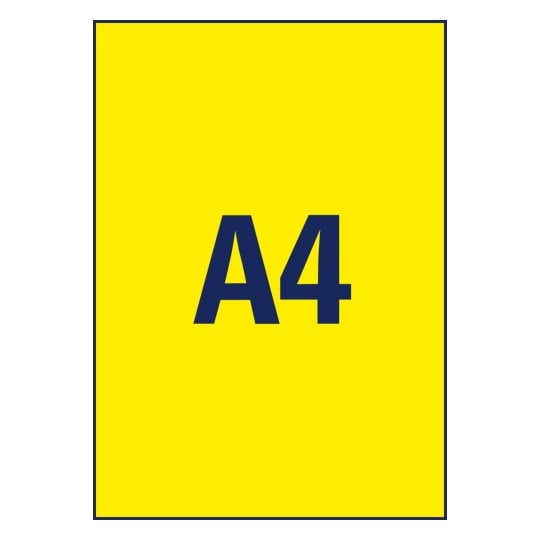 Stanzzeichnung Einzelbogen A4, Artikel: L6006-25, Etiketten in Sonderfarben, Format: 210 x 297 mm, 1 Etiketten/Bogen