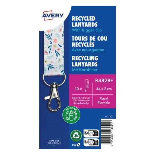 Produktabbildung: Avery Zweckform, Artikel: R4828F, Lanyard, 20 x 440 mm, Kleinpackung, 10 Stück