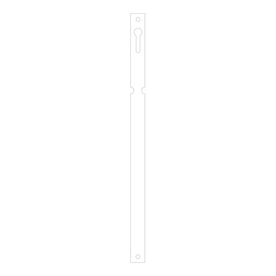 Abbildung Einzelbogen, Artikel: T9102, Schlaufen-Anhänger, Format: 220 x 12,7 mm