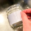 Etiketten mit wasserlöslichem Klebstoff