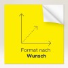 Quadratische Aufkleber im Wunschformat