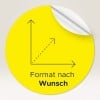 Runde Aufkleber im Wunschformat