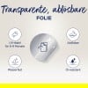 USPs Transparente ablösbare Folie